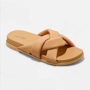 Cosette Padded Slide Sandals -
Universal Thread™M Tan new